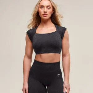 Adapt X Whitney Animal Seamless Crop Top