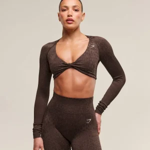 Adapt X Whitney Animal Seamless Long Sleeve Top