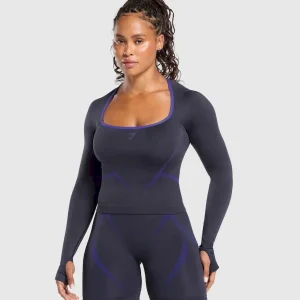 Apex Lift Seamless Long Sleeve Crop Top
