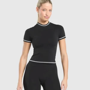Contrast Seamless Midi Tee
