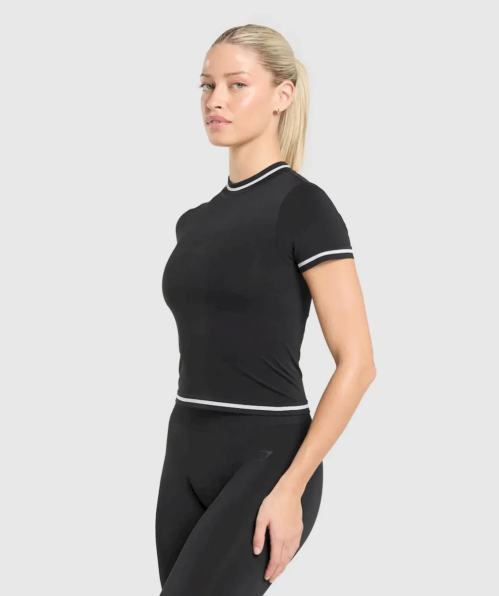 Contrast Seamless Midi Tee - Image 3