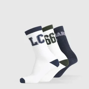 Collegiate Crew Socks 3pk
