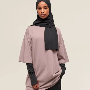 Covered Longline Cotton T-Shirt