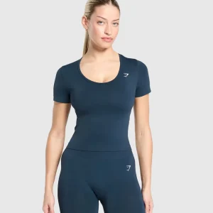 Everyday Seamless Tight Fit Crew Neck Tee