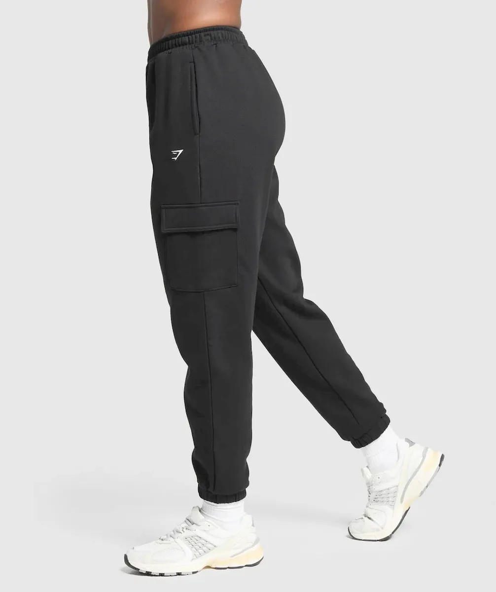 Fleece Cargo Joggers - Image 3