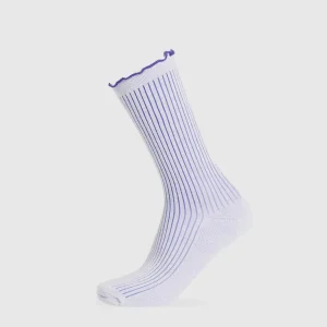 Frill Crew Single Sock