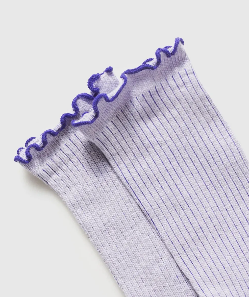 Frill Crew Single Sock - Image 2