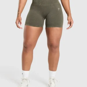 Gains Seamless Washed Shorts