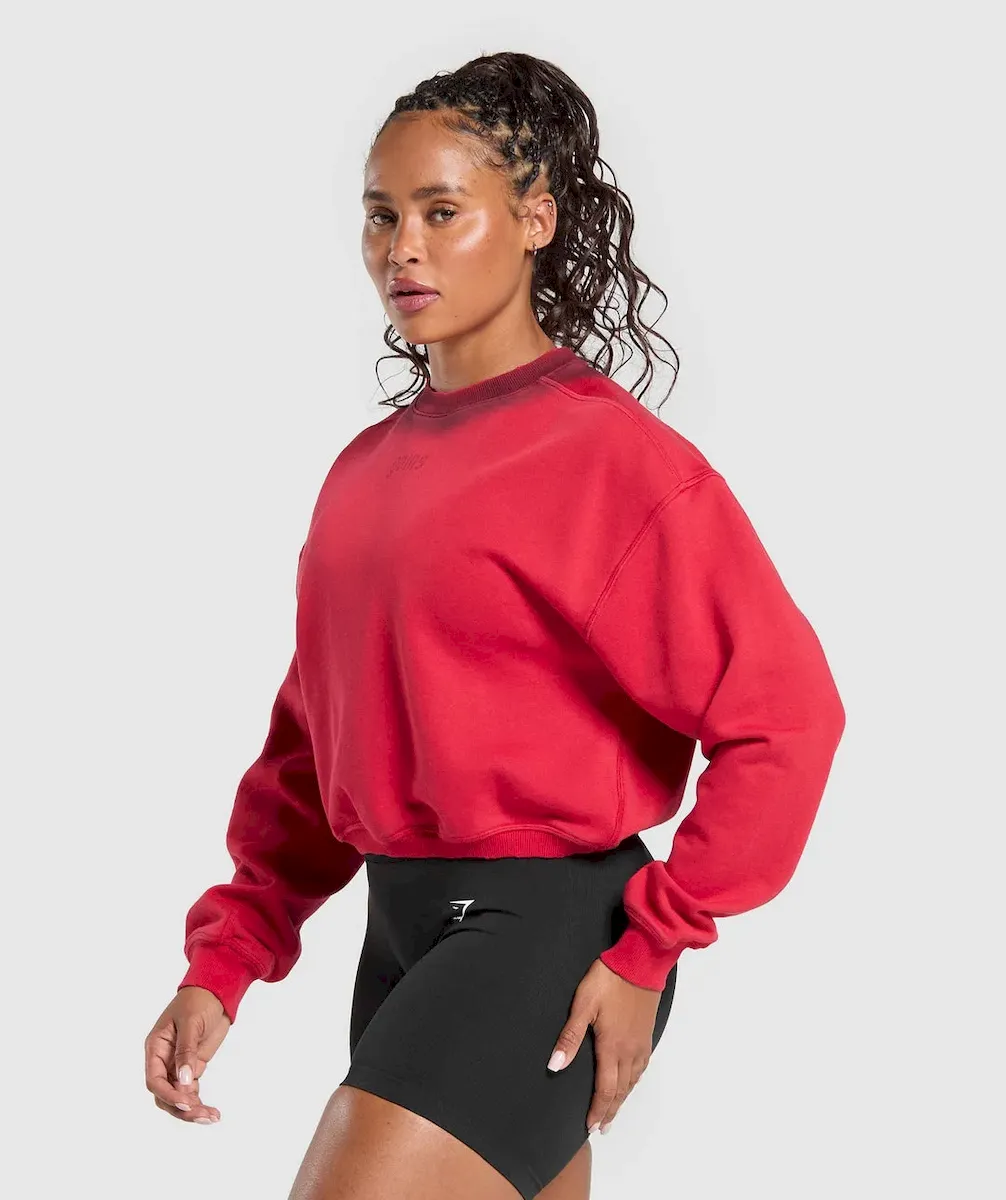Gains Washed Loopback Crew Neck - Image 3