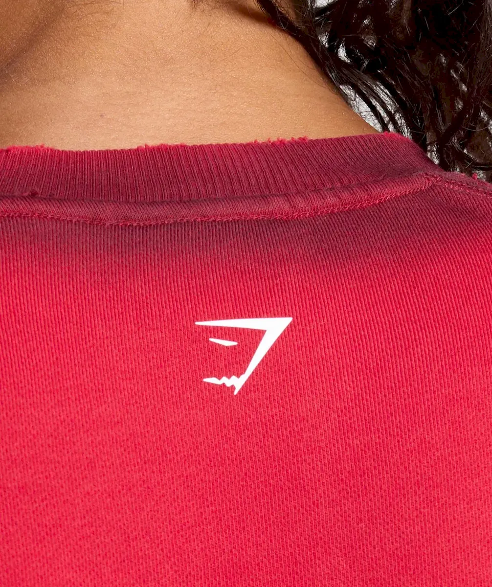 Gains Washed Loopback Crew Neck - Image 5