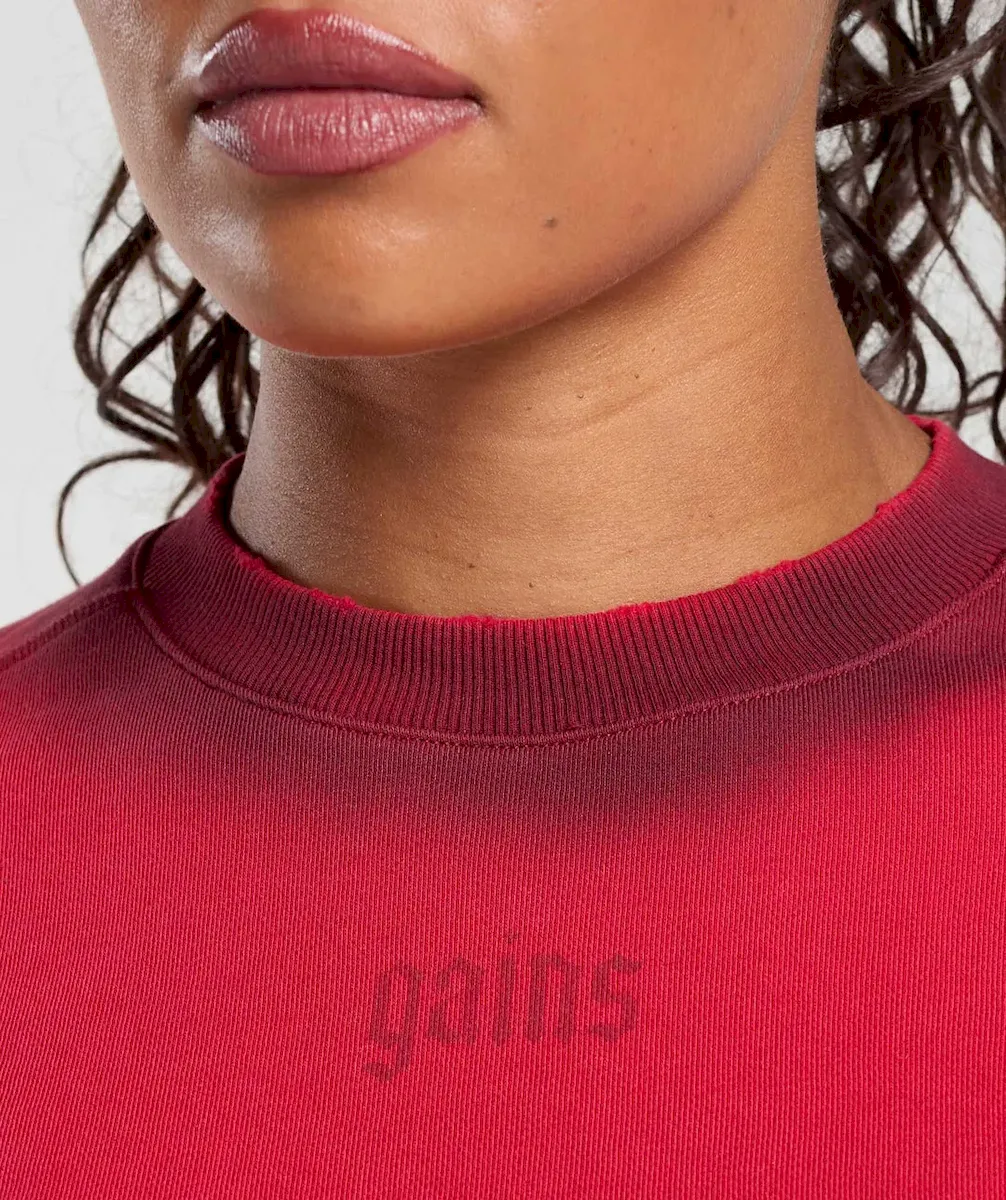 Gains Washed Loopback Crew Neck - Image 6