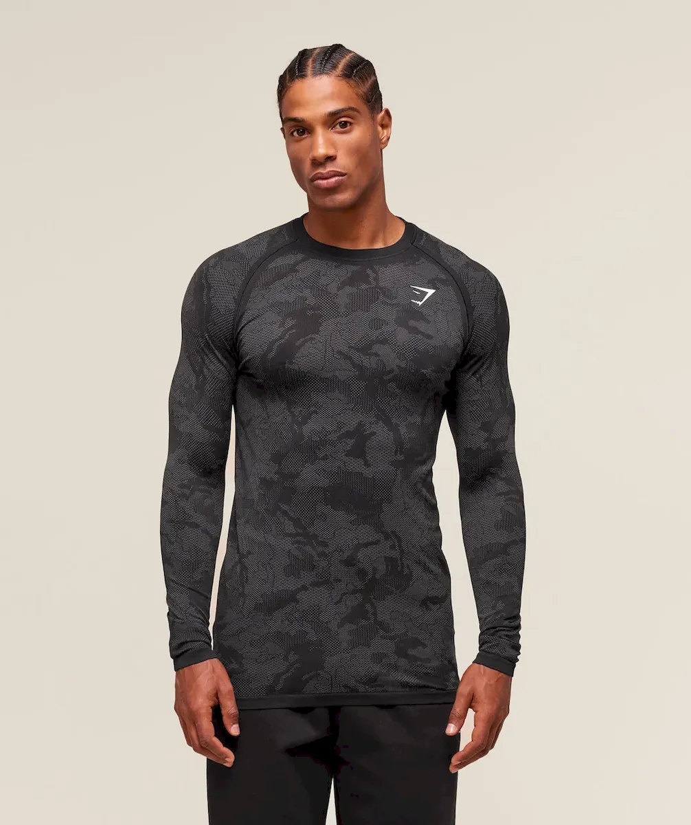 Geo Seamless Long Sleeve T-Shirt - Image 4