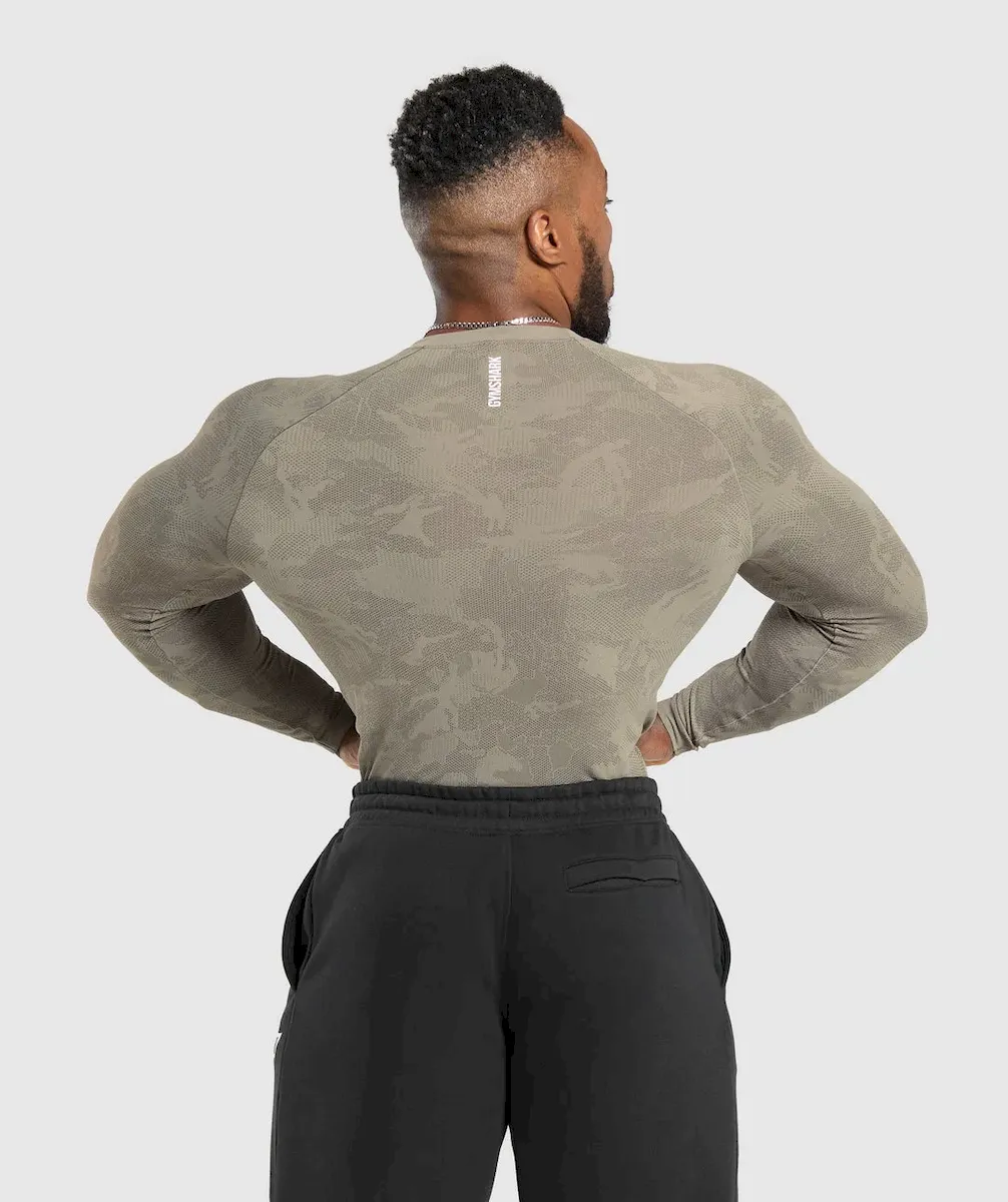 Geo Seamless Long Sleeve T-Shirt - Image 3