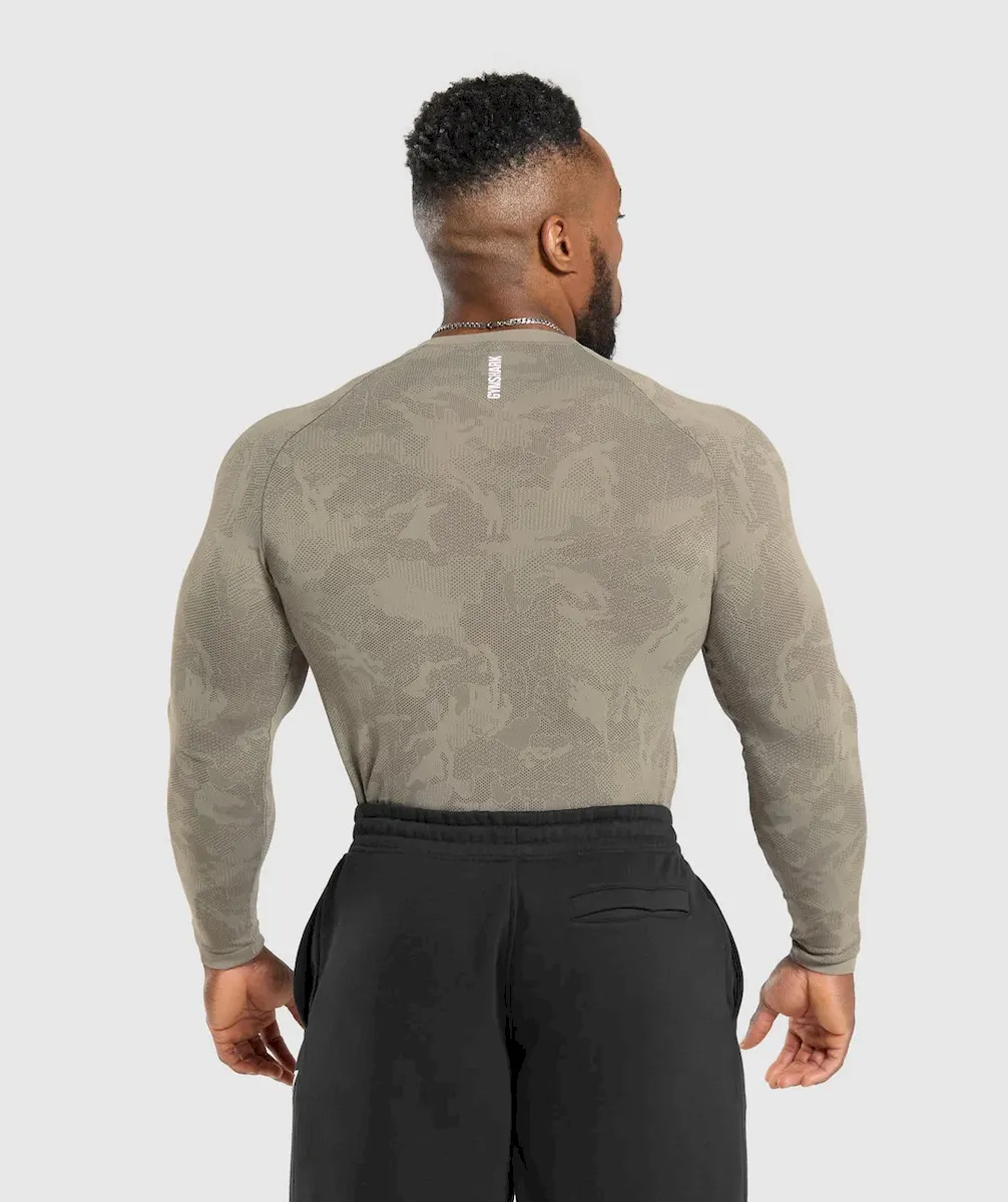 Geo Seamless Long Sleeve T-Shirt - Image 2