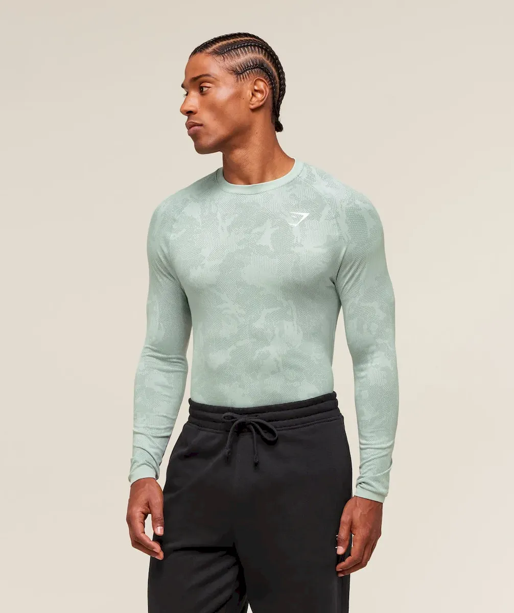 Geo Seamless Long Sleeve T-Shirt - Image 3