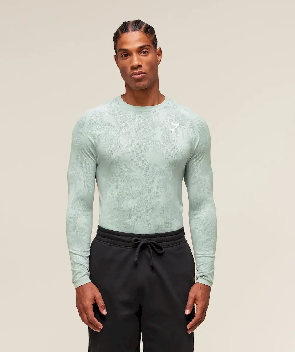 Geo Seamless Long Sleeve T-Shirt
