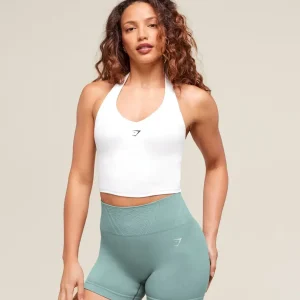 Halter Neck Cami with Shelf