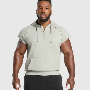 Legacy 1/4 Zip Cap Sleeve Hoodie