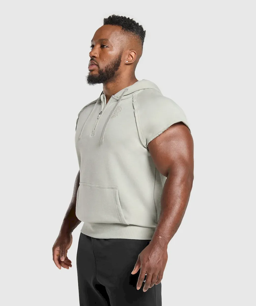 Legacy 1/4 Zip Cap Sleeve Hoodie - Image 3