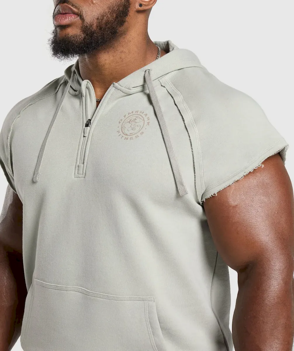 Legacy 1/4 Zip Cap Sleeve Hoodie - Image 6