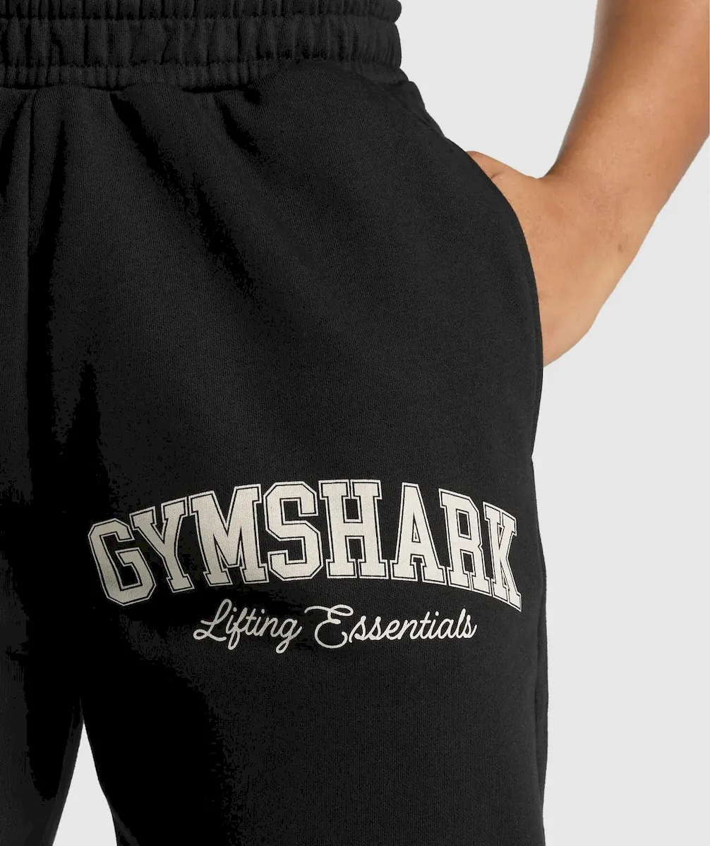 Lifting Essentials Graphic Brushed Oversized Joggers - Image 6