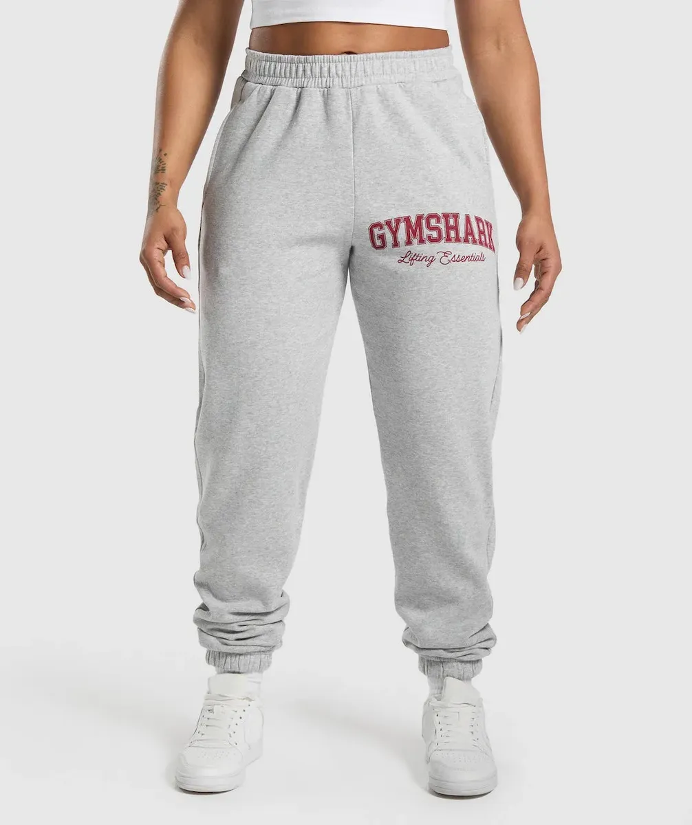 Lifting Essentials Graphic Brushed Oversized Joggers