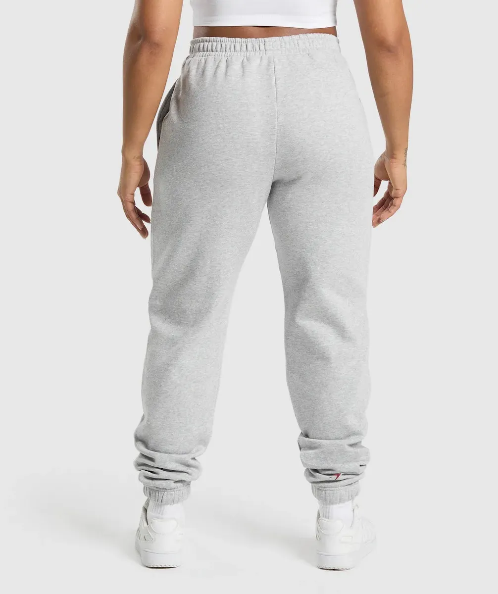 Lifting Essentials Graphic Brushed Oversized Joggers - Image 2