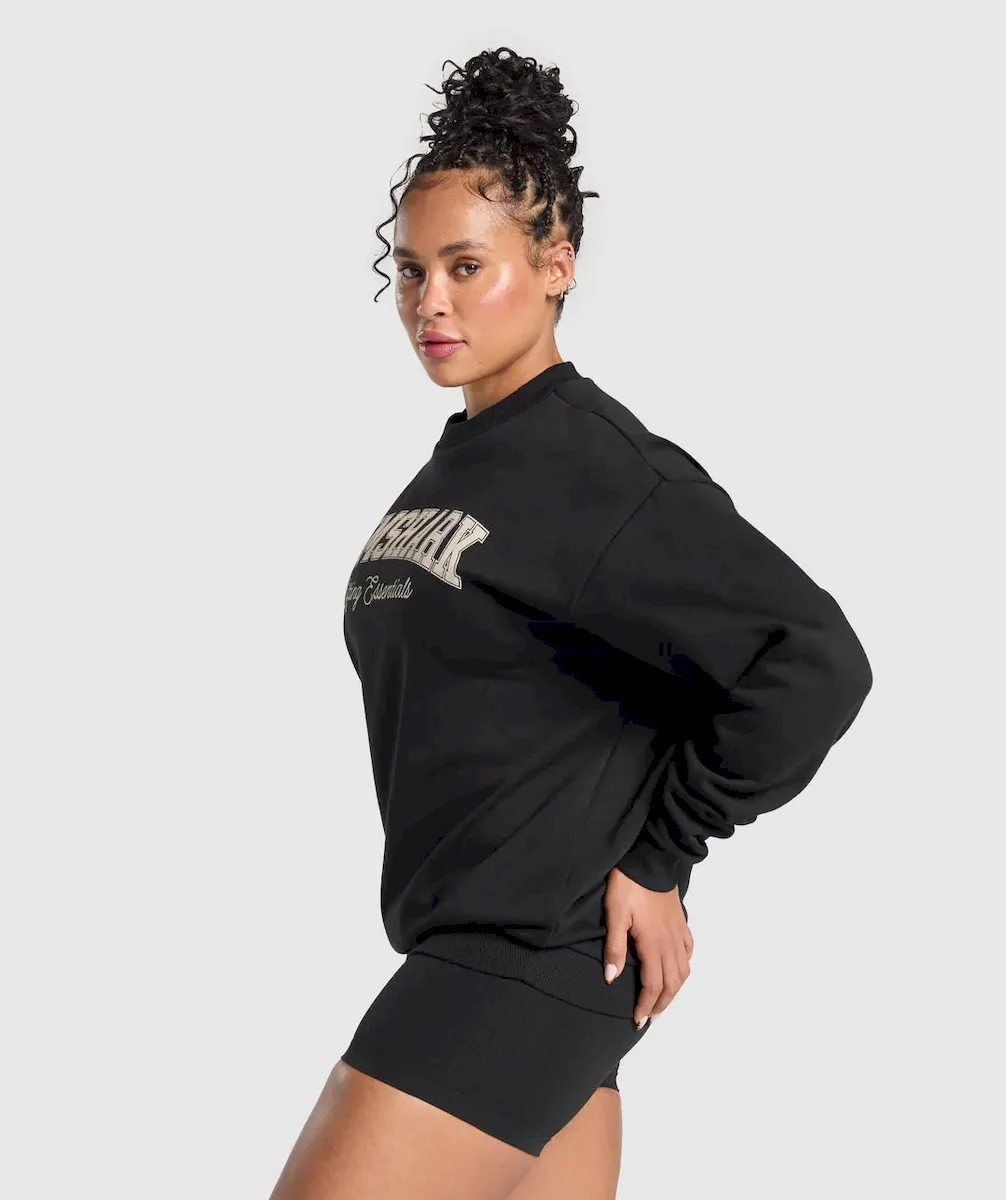 Lifting Essentials Graphic Brushed Oversized Sweatshirt - Image 3