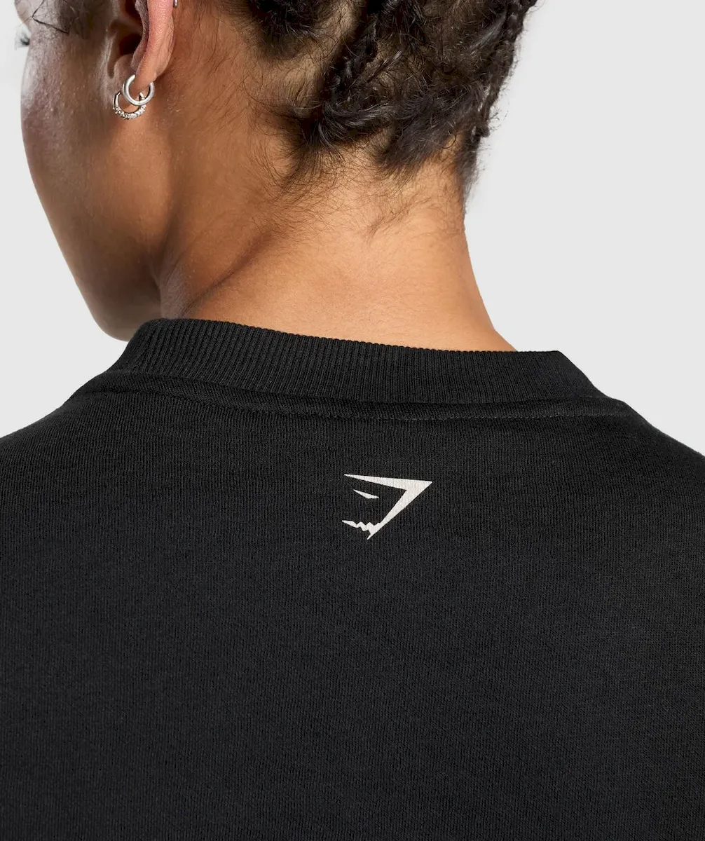 Lifting Essentials Graphic Brushed Oversized Sweatshirt - Image 6