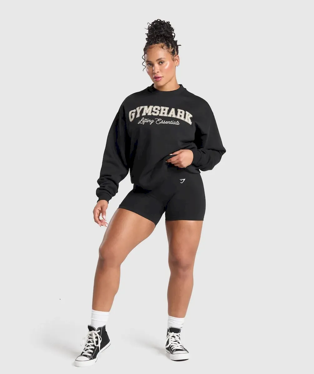 Lifting Essentials Graphic Brushed Oversized Sweatshirt - Image 4