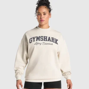 Lifting Essentials Graphic Brushed Oversized Sweatshirt