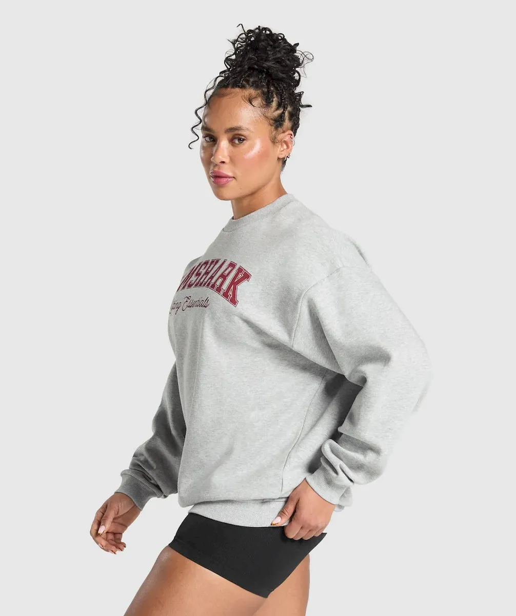 Lifting Essentials Graphic Brushed Oversized Sweatshirt - Image 3