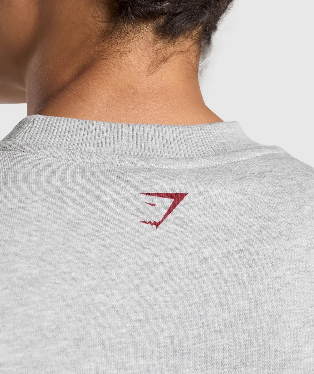 Lifting Essentials Graphic Brushed Oversized Sweatshirt - Image 6