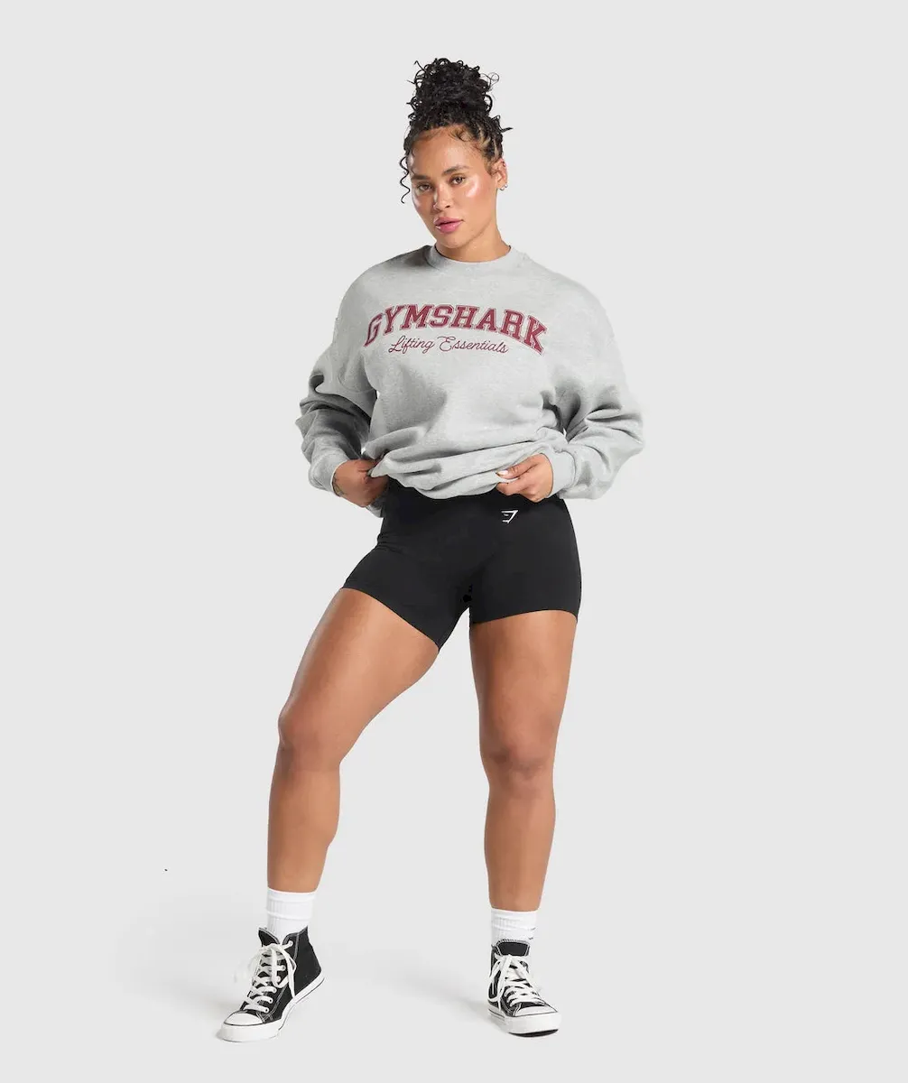 Lifting Essentials Graphic Brushed Oversized Sweatshirt - Image 4