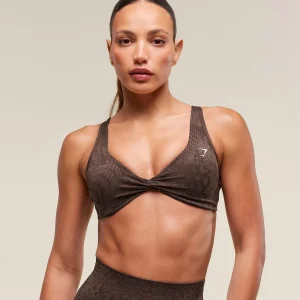 Adapt X Whitney Animal Seamless Twist Front Bra