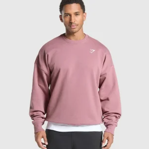 Oversized Crest Crew