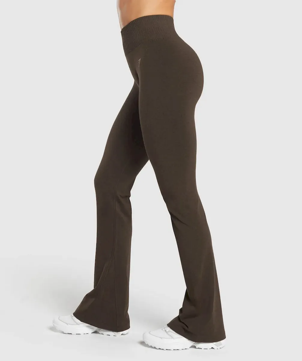 Luxe Seamless Flare Leggings - Image 3