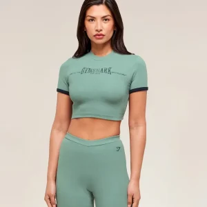 Ribbed Cotton Crop Top