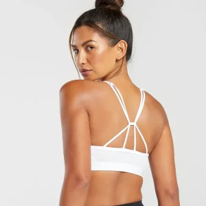 Ruched Strappy Sports Bra