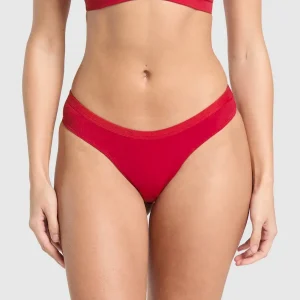 Seamless Dipped Front Thong