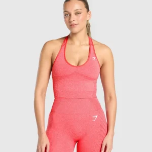 Vital Halter Neck Tank With Shelf