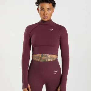 Vital High Neck Midi Top