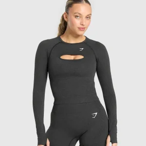 Vital Long Sleeve Cut Out Top