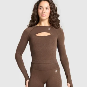 Vital Long Sleeve Cut Out Top