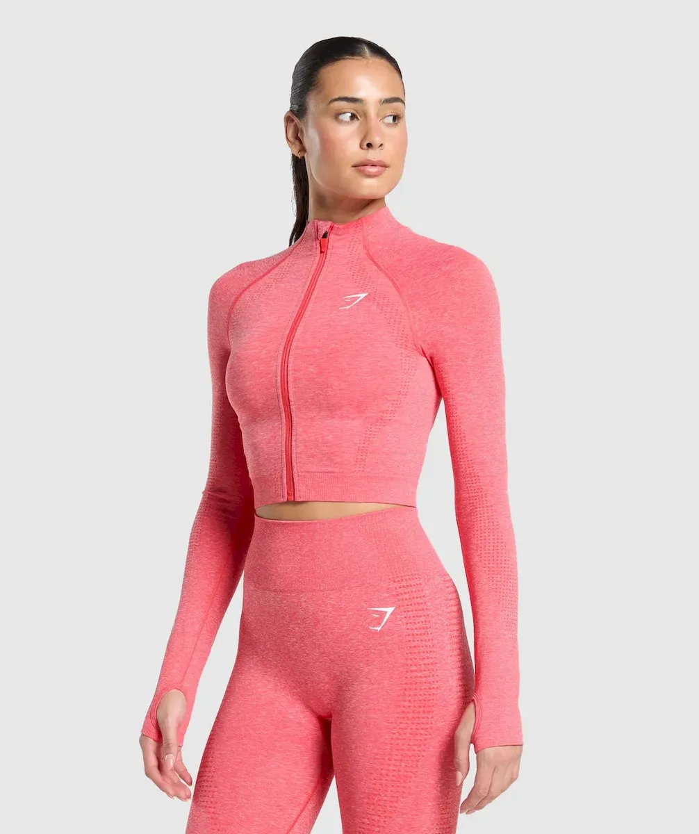 Vital Midi Zip Up Jacket - Image 2