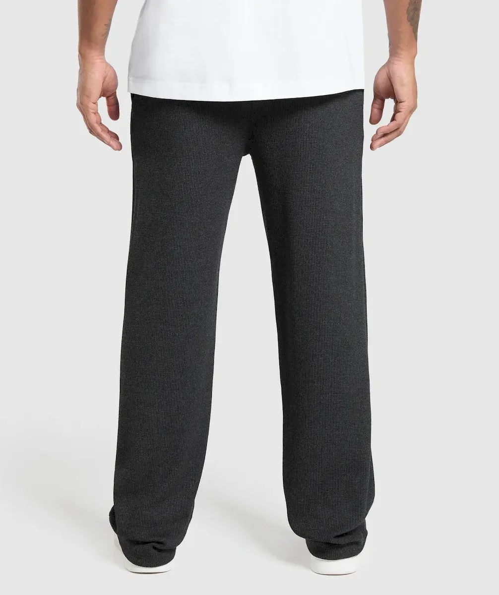Waffle Straight Leg Joggers - Image 3