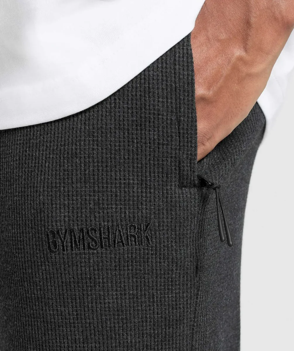 Waffle Straight Leg Joggers - Image 5