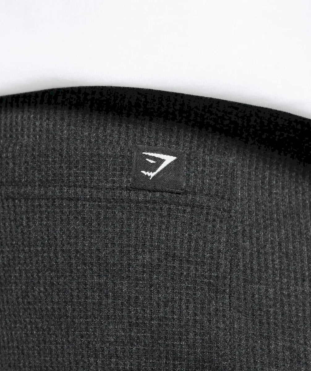 Waffle Straight Leg Joggers - Image 6