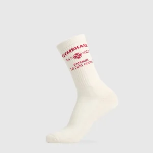 Weight Plate Crew Socks Single