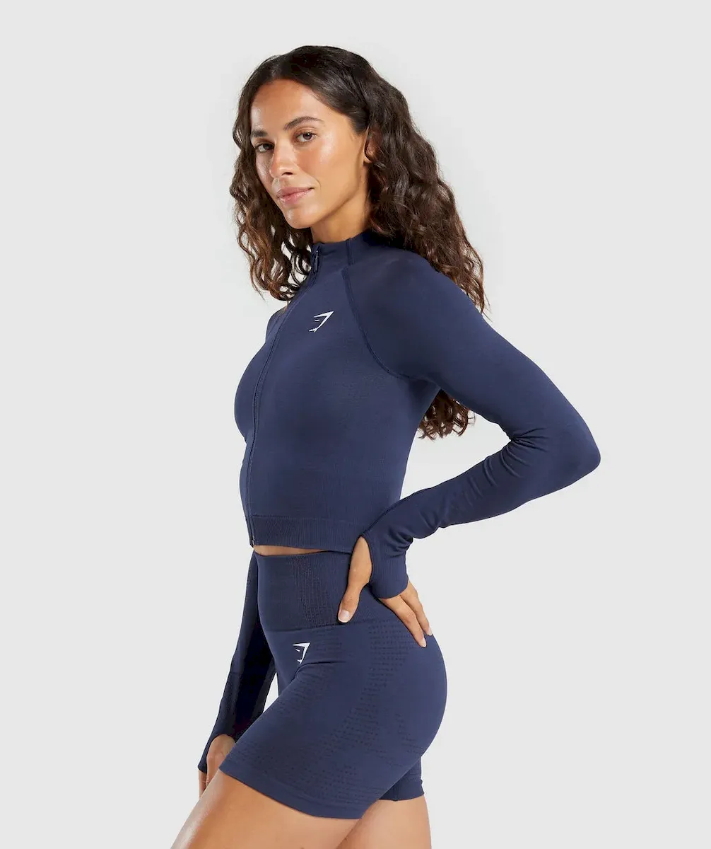 Vital Midi Zip Up Jacket - Image 3